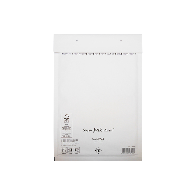 Bublinkové obálky biele