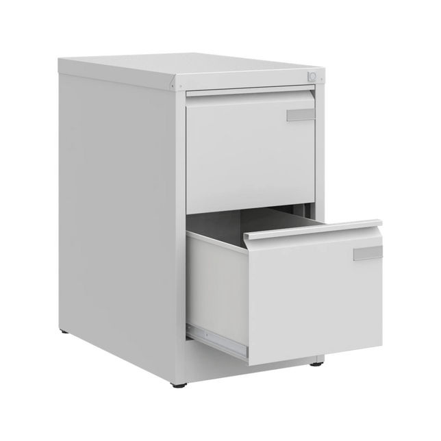 SZK101e zásuvková kartotéka 2 zásuvky A4 širka 41,5cm, šedá