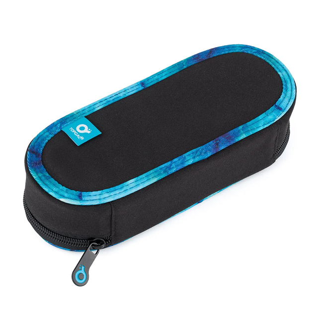 Študentský peračník Topgal ETUE ovál čierny 25037