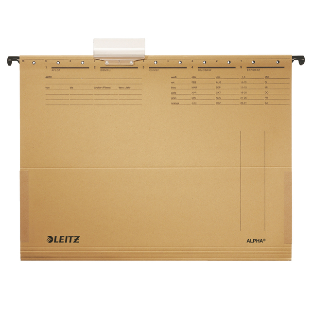 Závesné obaly ALPHA s bočnicou