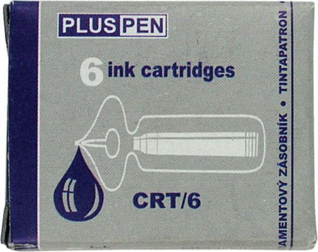 Bombičky do plniaceho pera 6ks modré