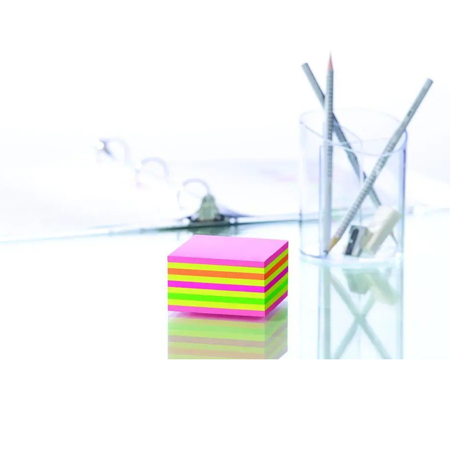 Bloček kocka Post-it 76x76mm mix neónových farieb