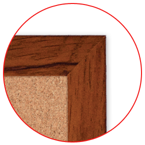 Korková tabula nástenka hnedý DUB