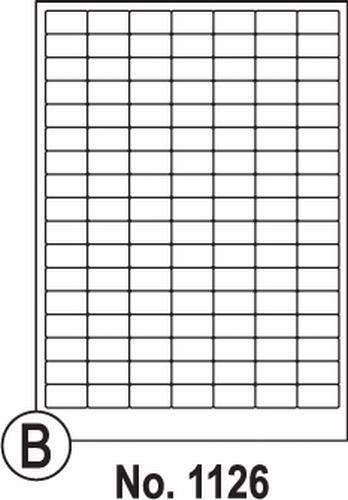 Print etikety biele A4